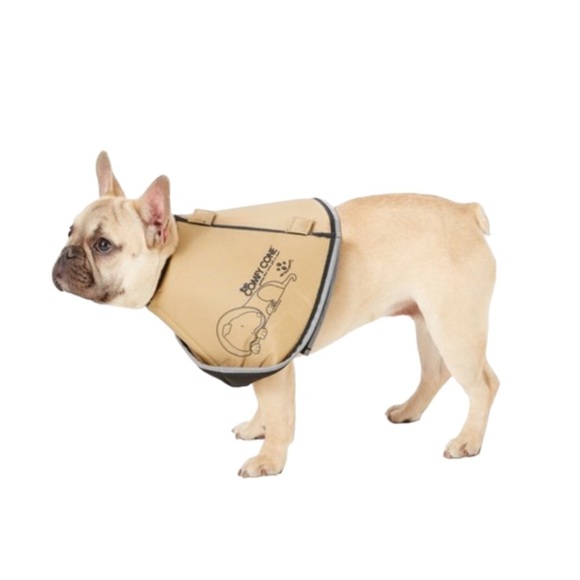 New Comfy Cone Tan E-Collar For Dogs Size Medium (20 cm) - Picture 5 of 13